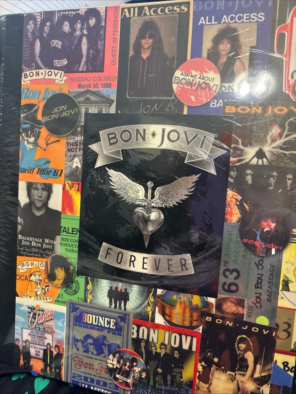 Bon Jovi Forever Book - Black & Silver